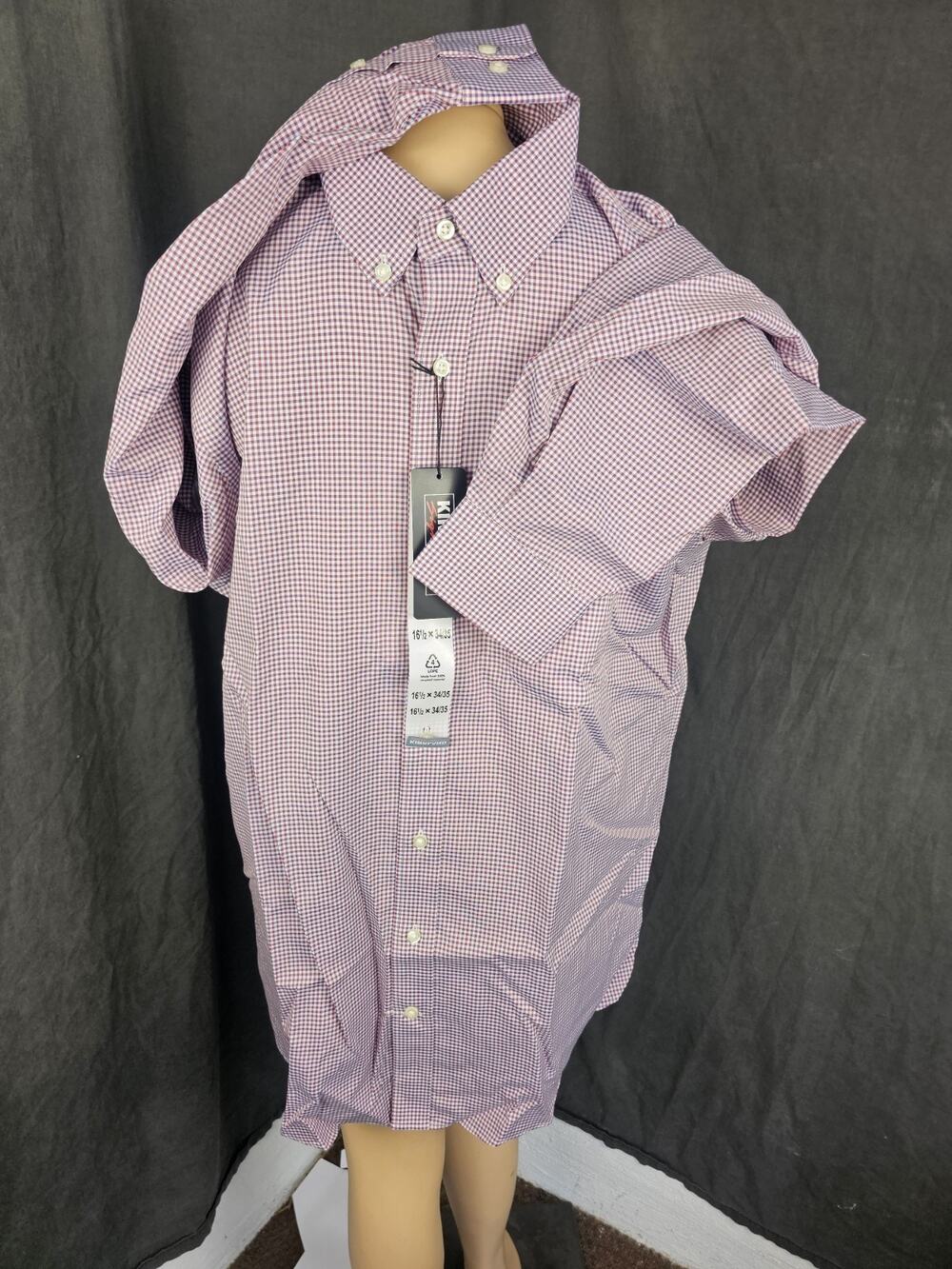 NWT Kirkland Dress Shirt Traditional Fit Button Down Long Sleeve L OFFICE career